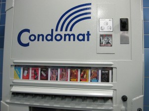 Condom vending machine