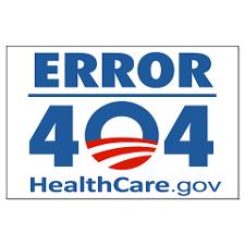 Obamacare error 404