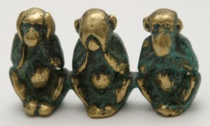 Three wise monkeys