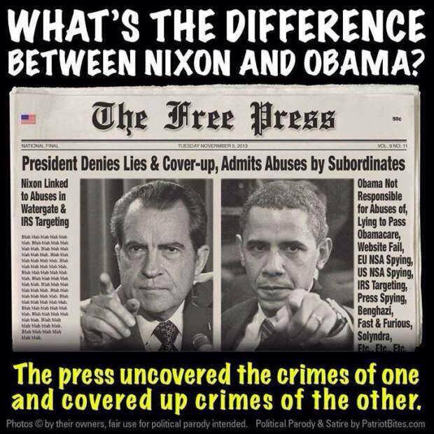 Difference between Nixon and Obama