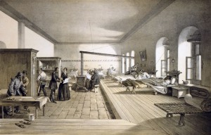 The hospital in Scutari, circa 1856