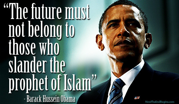Obama says the future does not belong to those who slander the Prophet