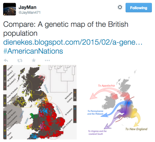 A genetic map of Britain's population