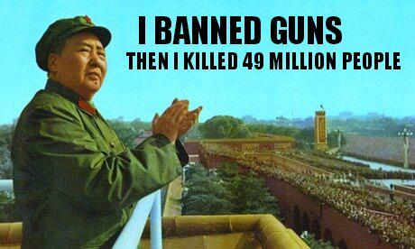 Mao banned guns then killed 49 million