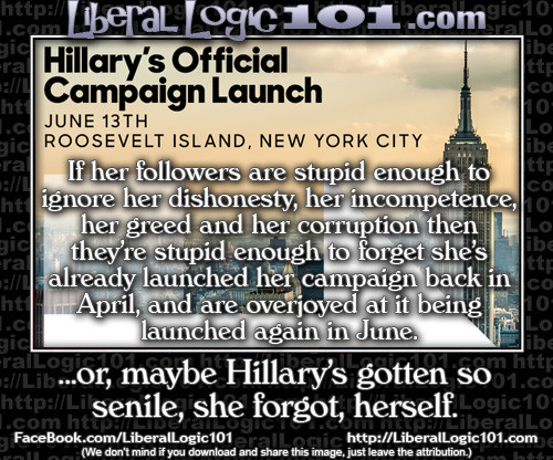 Hillary's repeat campaign launches