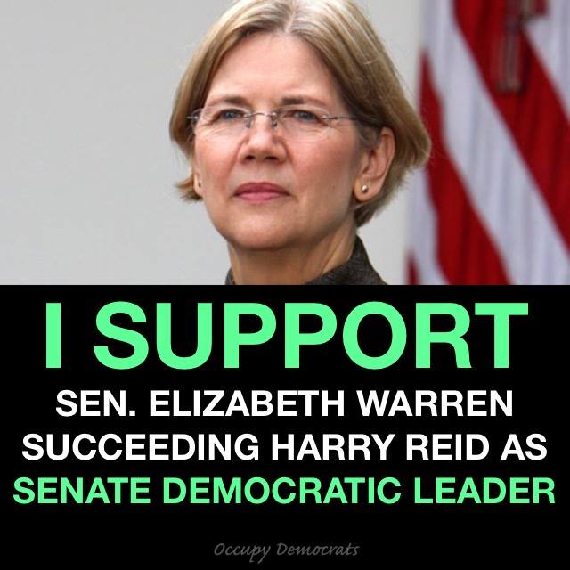 Elizabeth Warren for Senate Democrat Leader