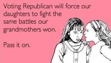 Republicans will destroy women's rights