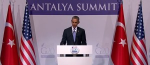 President Obama in Turkey at G20