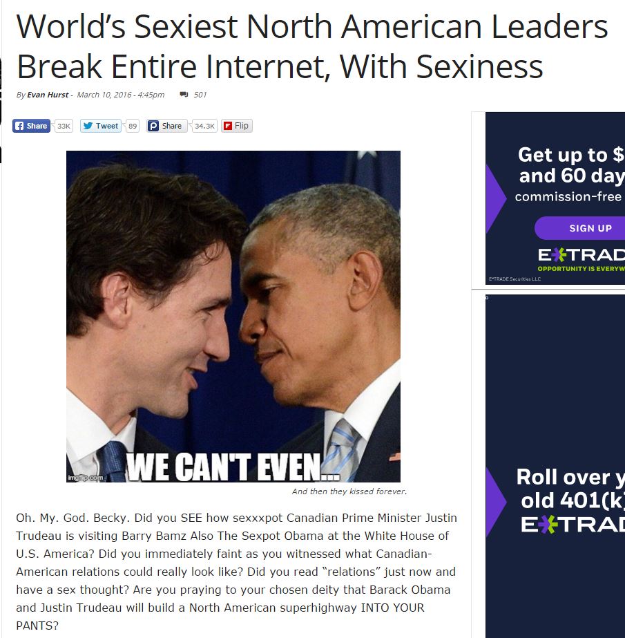 Wonkette on Trudeau and Obama moment