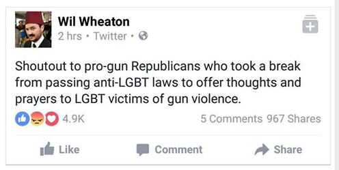 Will Wheaton on Orlando