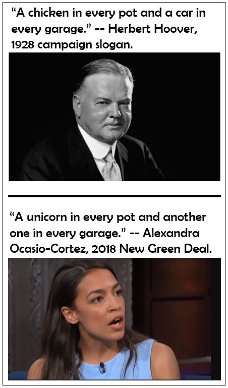 Alexandria Ocasio-Cortez New Green Deal Unicorn Chicken Pot Hoover