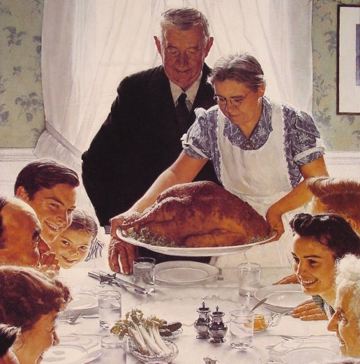 Norman Rockwell Freedom From Want Thanksgiving