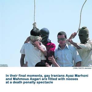 Gays hanged in Iran
