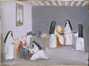 Nuns caring for the sick