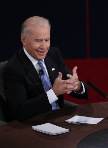 Biden's face