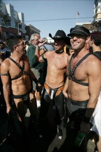 Folsom Street Fair leather guys