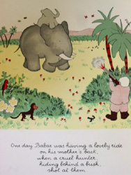 Babar's mother getting shot