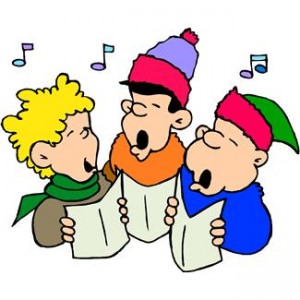 Christmas carolers