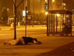 Homeless on the street (photo by Pineapple XVI)