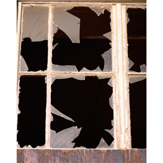 A broken window is not an economic upswing