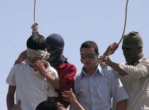 Gay teens hanged in Iran