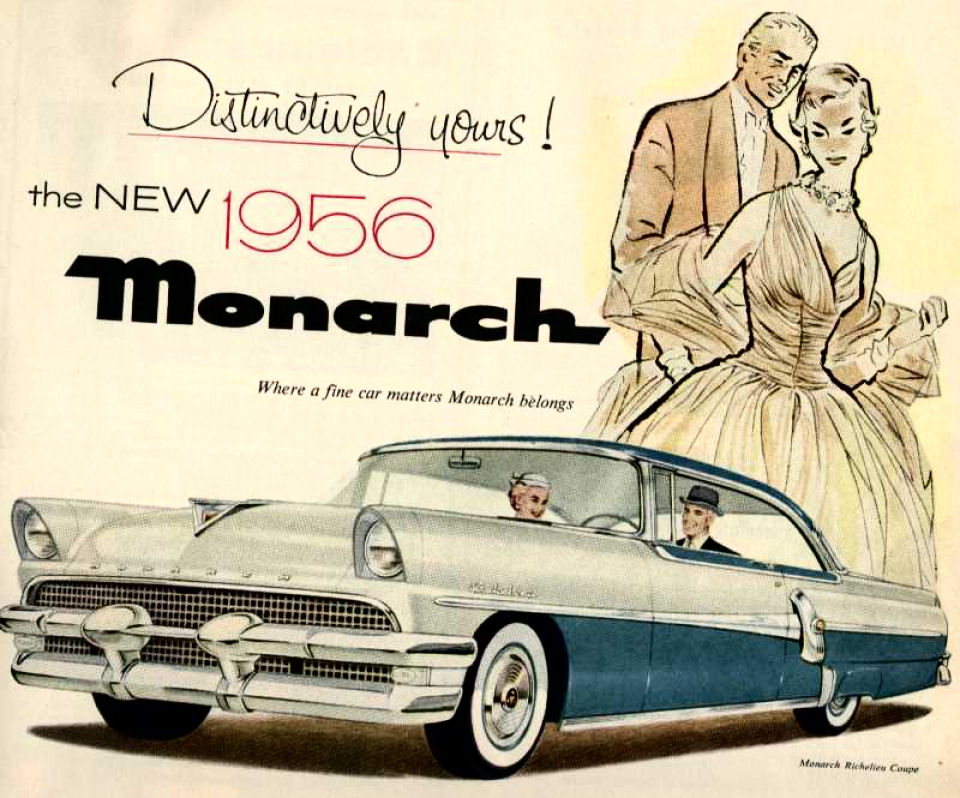 1956 Monarch car advertisement