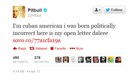 Twitter  Pitbull I'm cuban american i was born ... - Mozilla Firefox 4142013 81836 PM.bmp