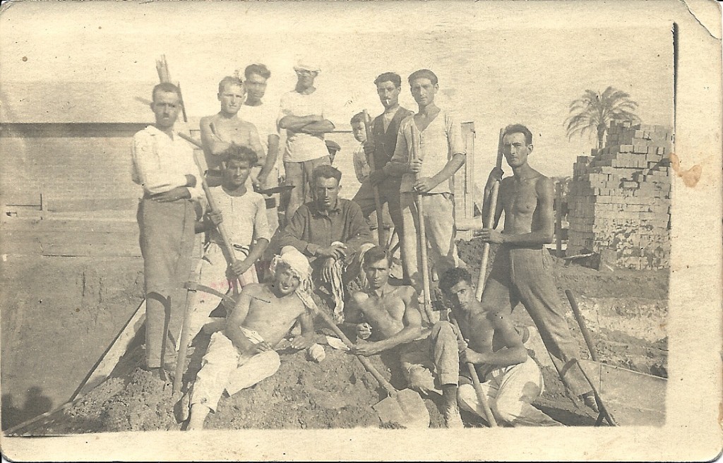 Construction site, Tel Aviv, 1920s