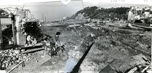 The end of Playland at the Beach
