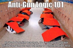 Anti-gun logic with kids as targets