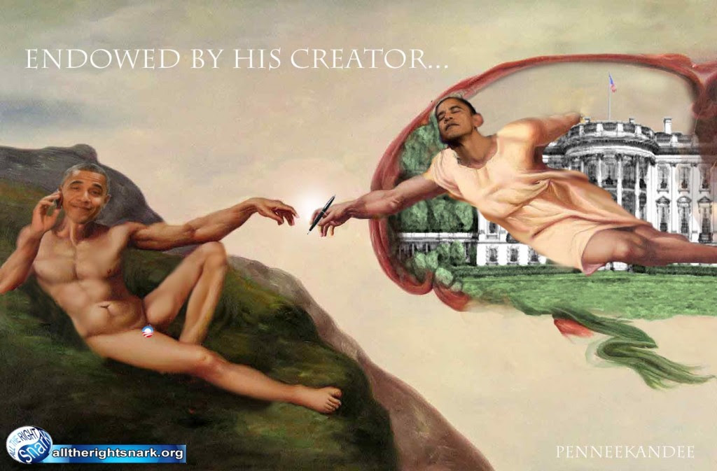 Obama endowed by his creator