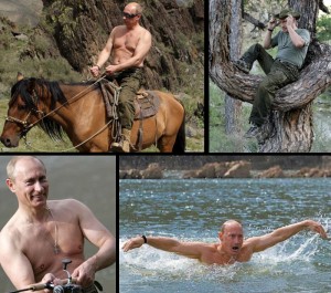 Putin being fit