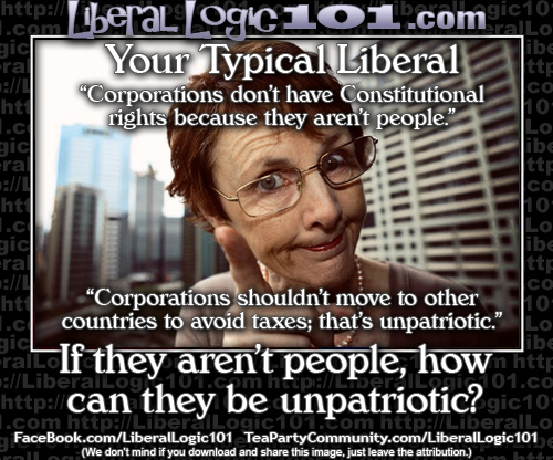 Liberal logic re corporations