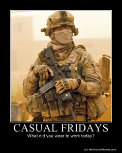 Military casual Friday