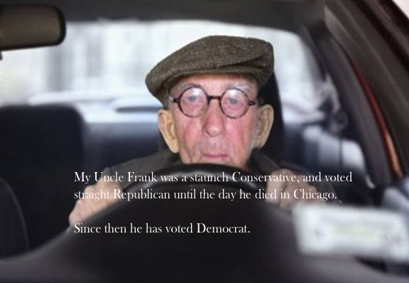 Dead uncle votes Democrat