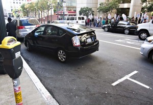 Prius parked badly