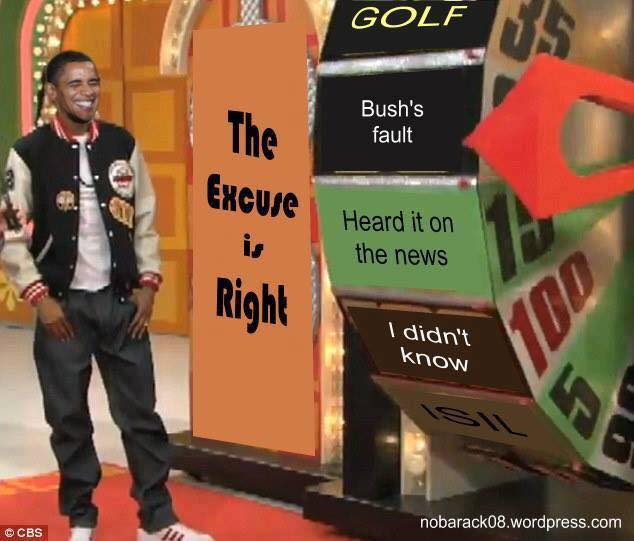 The excuse is right