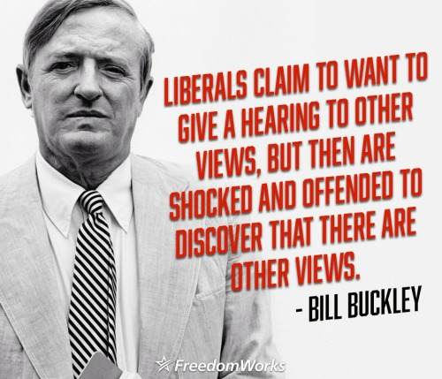 Buckley on liberal surprise that there are other views
