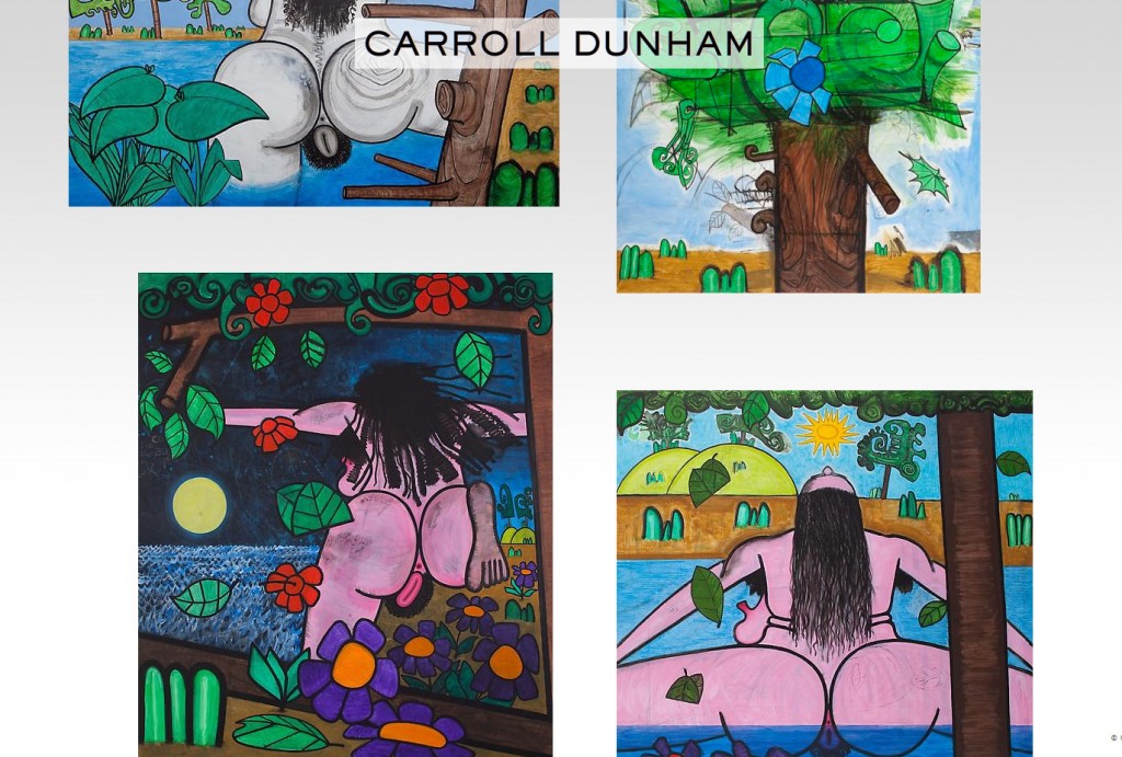 Carroll Dunham website screen grab
