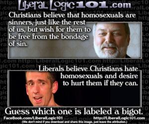Christians and homosexuals gays