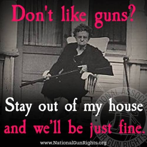 Guns protect house
