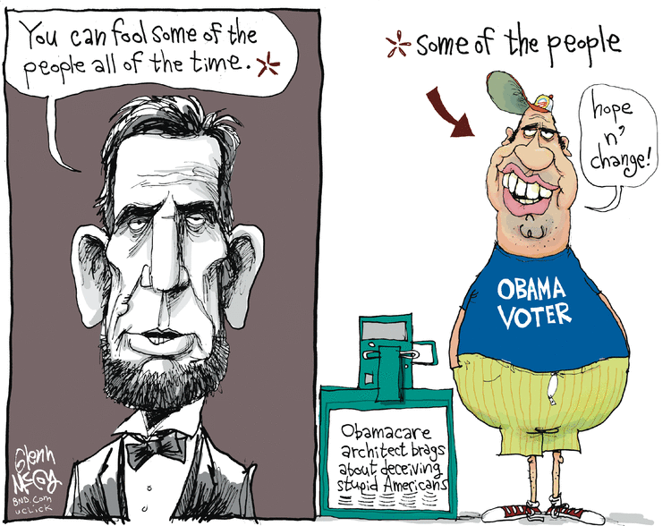 Lincoln on fooling people Gruber Obamacare
