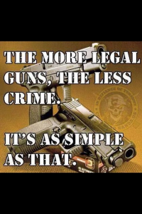 More legal guns less crime