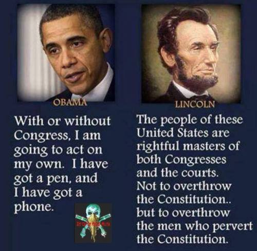 Obama versus Lincoln on the constitution