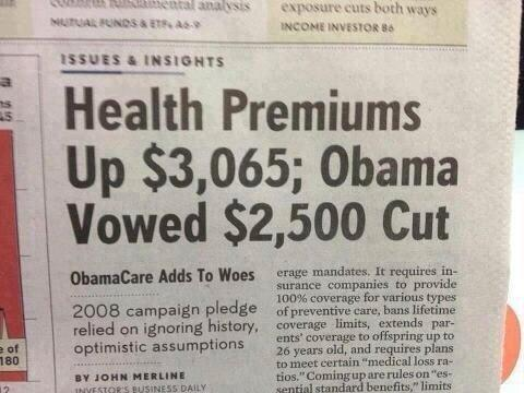 The reality of Obamacare