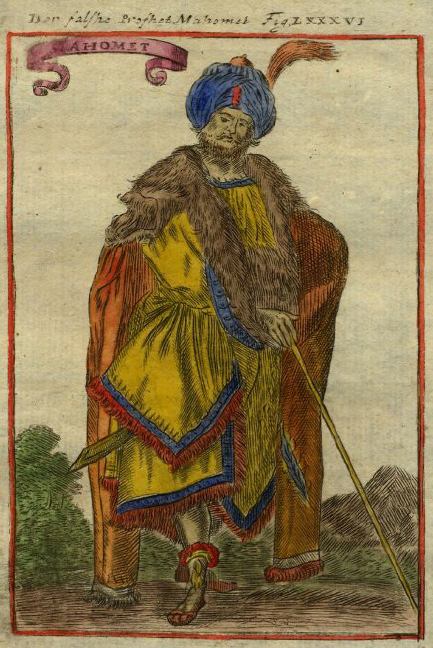 18th century German picture of Mohamed