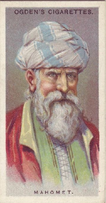 Early 20th century cigarette card of Mohamed