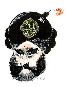 Muhammed farve. tegning : KW