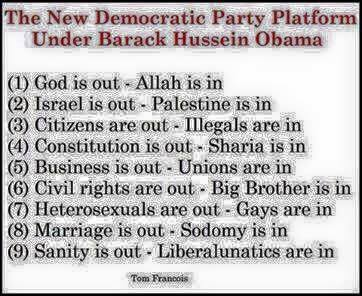 Obama's Democrat party platform