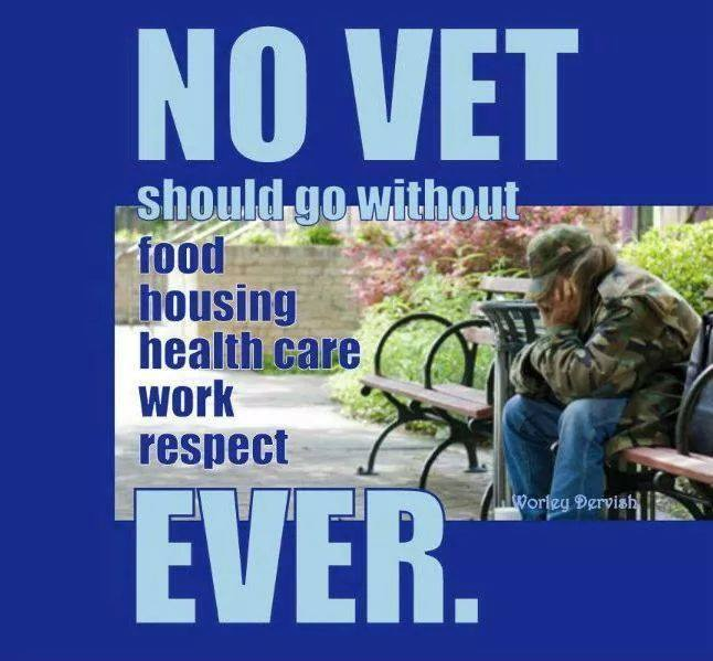 Vets shouldn't be abandoned